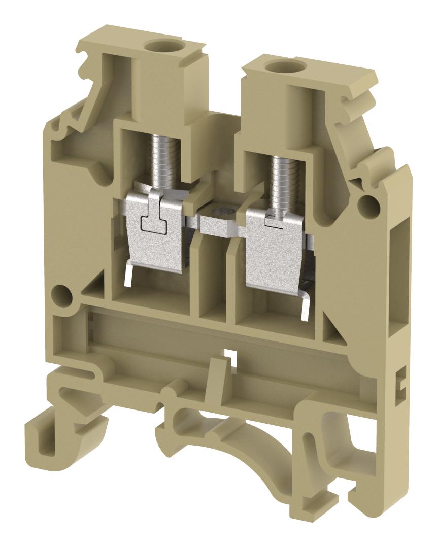 ELKAY KUT4N/ BEIGE Bloques De Terminales Para Montaje En Carril DIN