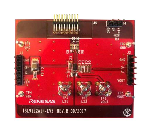 RENESAS ISL9122AIRN-EVZ Kits De Desarrollo Para Gestión De Alimentación - DC / DC