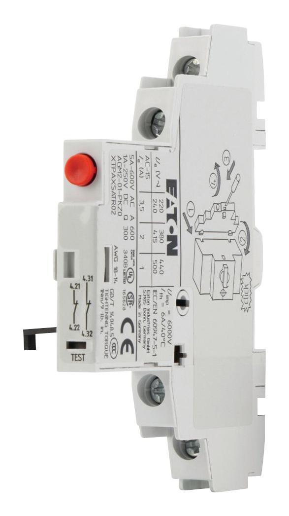 EATON MOELLER AGM2-01-PKZ0-PI Contactos Auxiliares Para Contactores