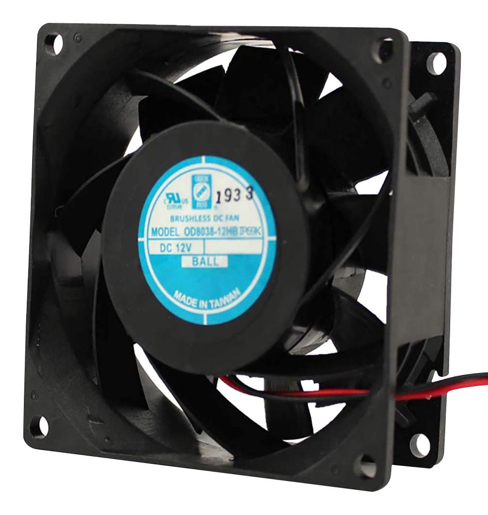 ORION FANS OD8038-24HBIP69K Ventiladores Axiales DC