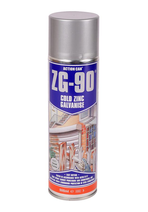 ACTION CAN ZG-90 SILVER, 500ML Pinturas Y Revestimientos