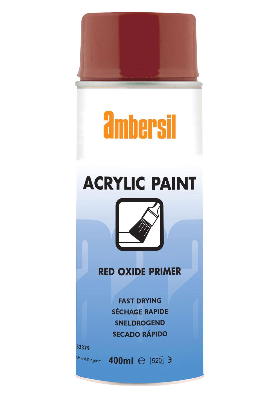 AMBERSIL ACRYLIC PAINT, RED OXIDE PRIMER, 400ML Pinturas Y Revestimientos