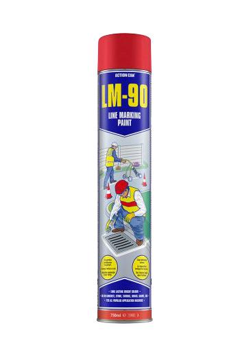 ACTION CAN LM-90 RED, 750ML Pinturas Y Revestimientos