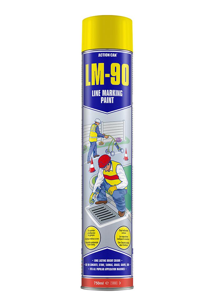 ACTION CAN LM-90 YELLOW, 750ML Pinturas Y Revestimientos