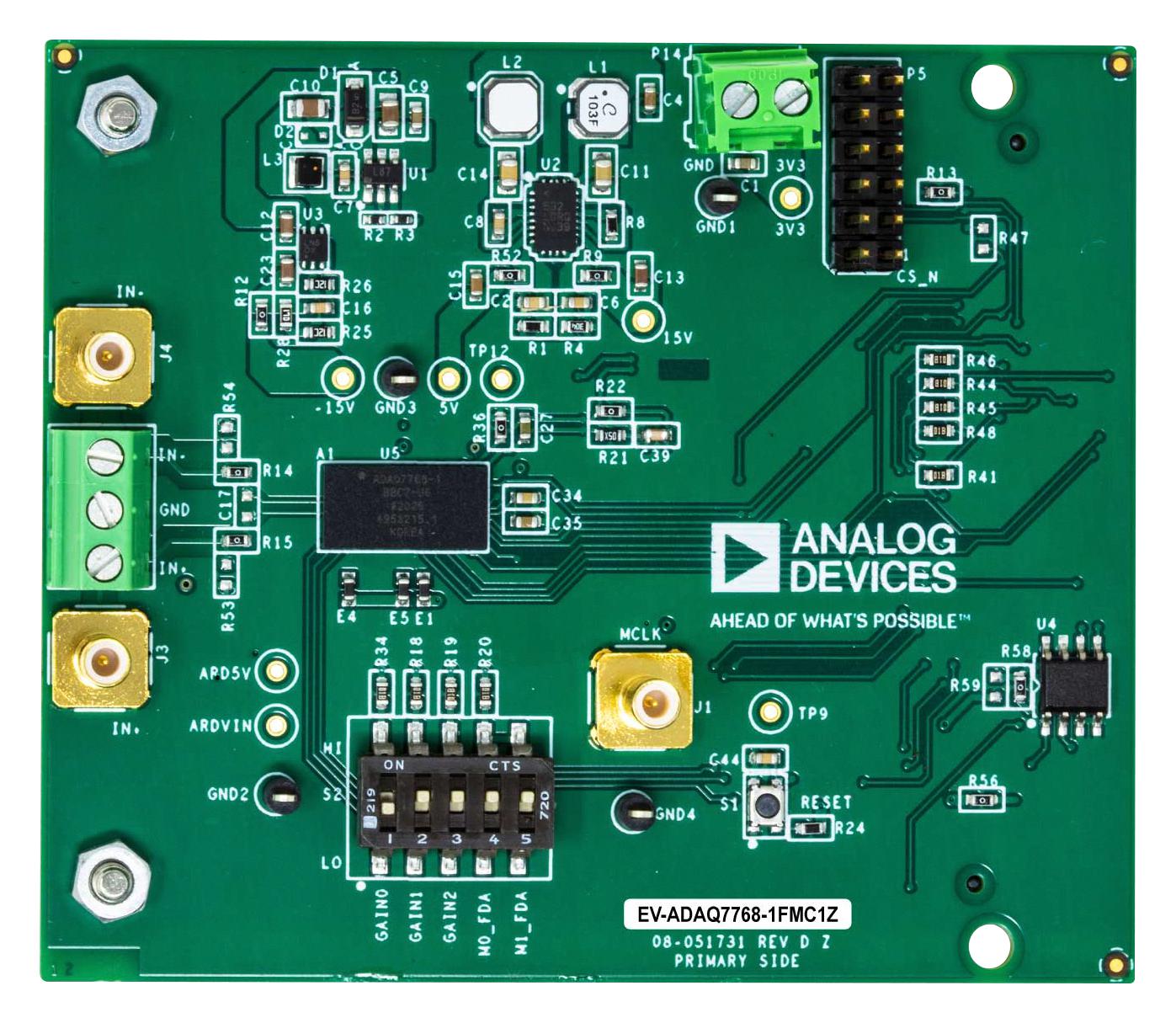 ANALOG DEVICES EV-ADAQ7768-1FMC1Z Kits De Aplicación Específica Y Diseño De Referencia