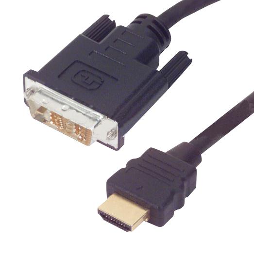 L-COM HD-DVI-MM-1 Conjuntos De Cables Para Audio / Vídeo