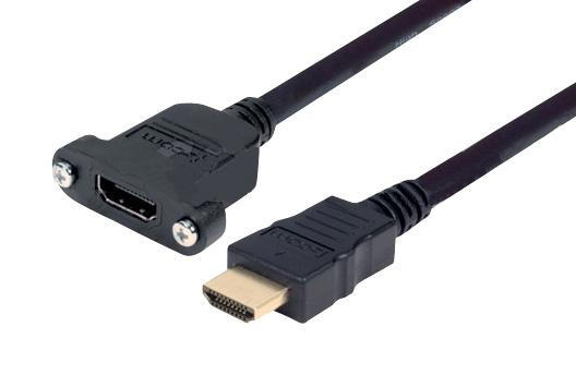 L-COM PMHDMF-0.5 Conjuntos De Cables Para Audio / Vídeo