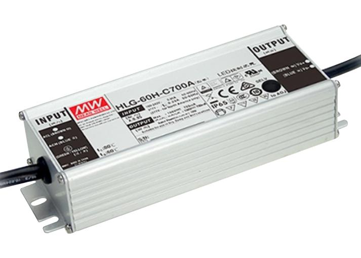 MEAN WELL HLG-60H-C700A Fuentes De Alimentación Para LED AC / DC