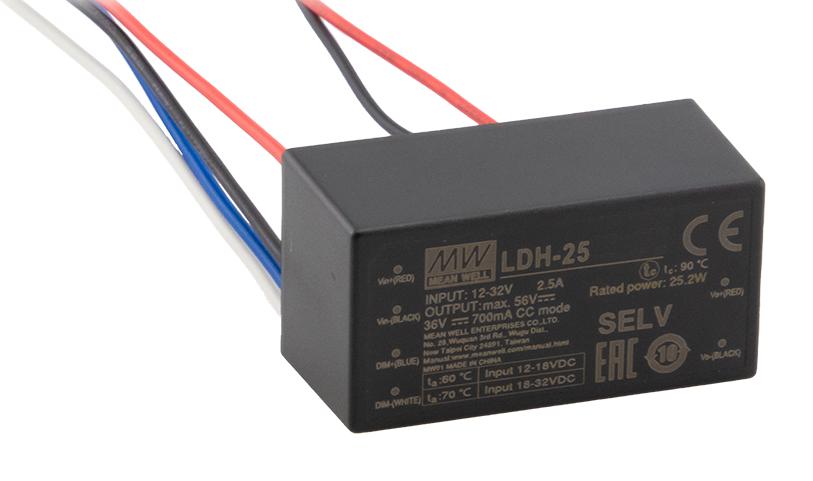 MEAN WELL LDH-25-350W Fuentes De Alimentación Para LED DC / DC