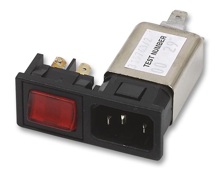 BULGIN LIMITED BZM27/A0620/59B Módulos De Entrada De Alimentación IEC Con Filtro