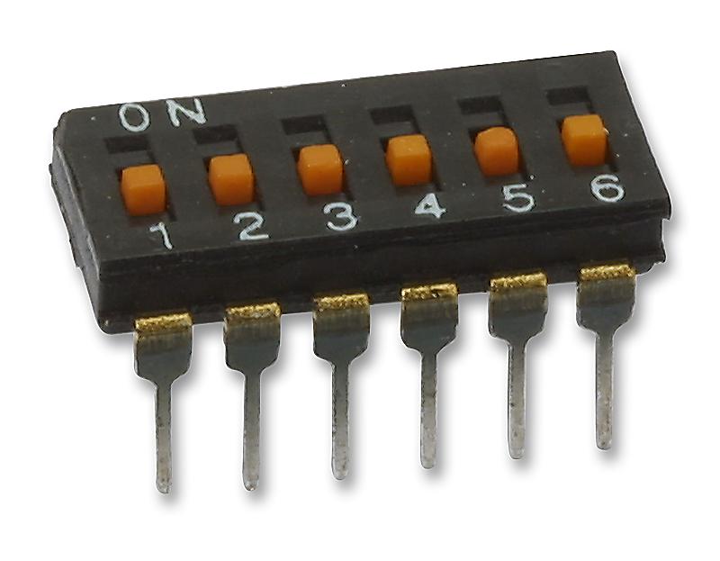 OMRON ELECTRONIC COMPONENTS A6T-6104 Interruptores DIP Y SIP