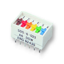 ERG COMPONENTS SDS-6-023 Interruptores DIP Y SIP