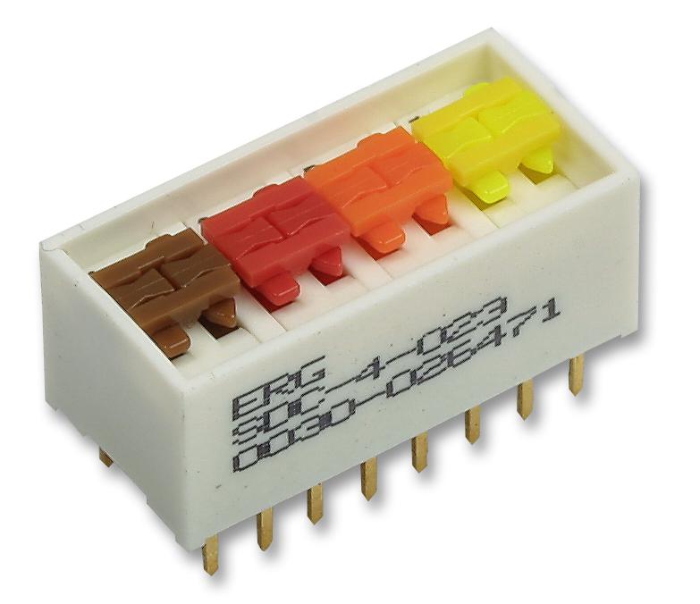 ERG COMPONENTS SDC-4-023 Interruptores DIP Y SIP