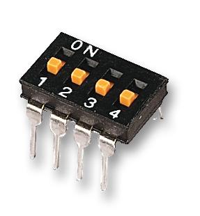 OMRON ELECTRONIC COMPONENTS A6T-4104 Interruptores DIP Y SIP