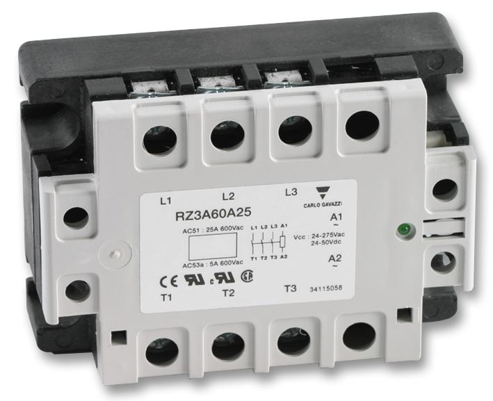 CARLO GAVAZZI RZ3A60A55 Relés De Estado Sólido