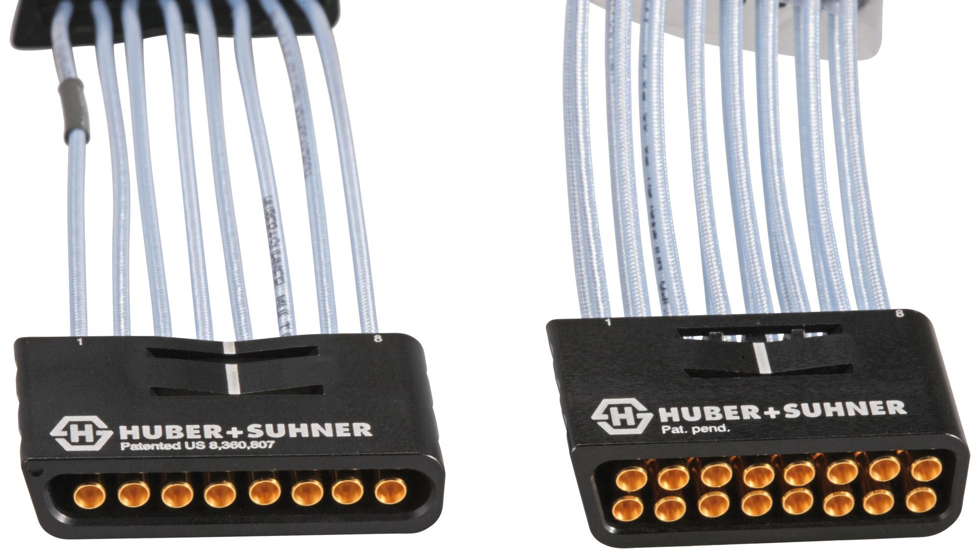 HUBER+SUHNER MF53/2X8A_21MXP/21SK_ERG/152 Conjunto De Cables Coaxiales De RF