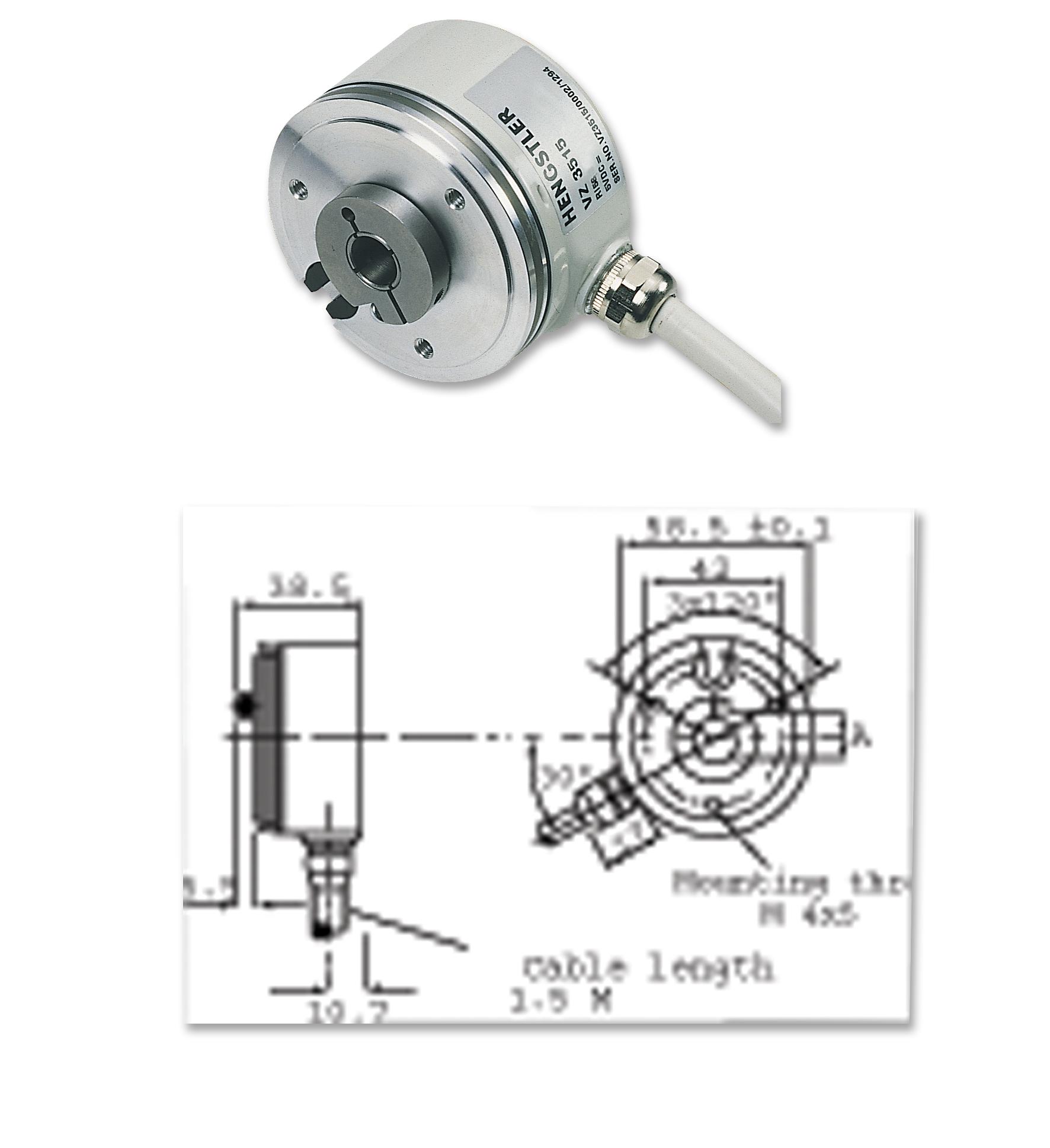 HENGSTLER RI58-D/1000ED.32IB Codificadores Giratorios