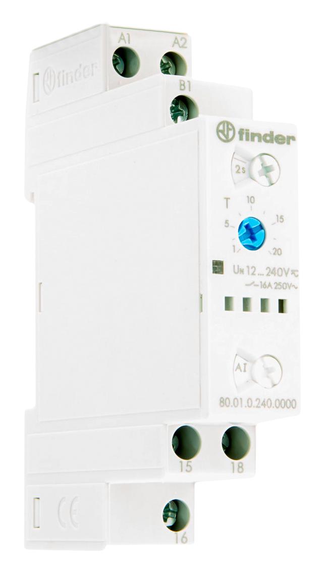 FINDER 80.01.0.240.0000 Relés Electromecánicos De Retardo De Tiempo