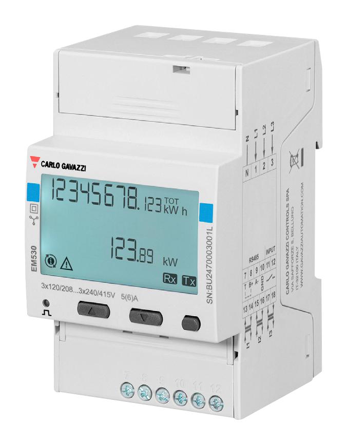 CARLO GAVAZZI EM530DINAV53XS1X. Contadores De Energía