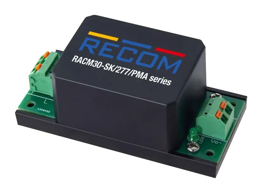 RECOM POWER RACM30-15SK/277/PMA Convertidores De Salida En Carcasa (AC / DC)