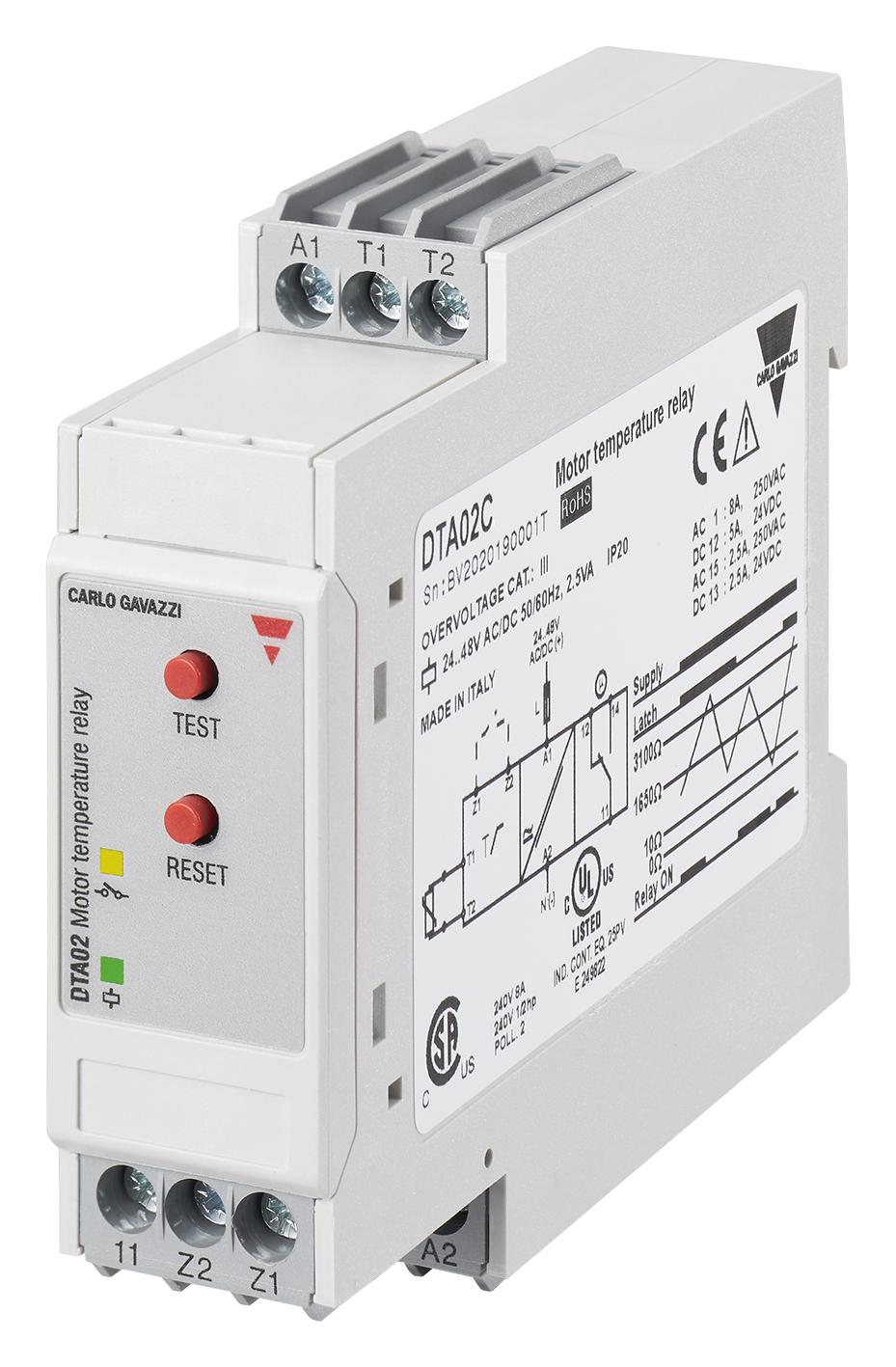 CARLO GAVAZZI DTA02C230 Relés De Control De Temperatura