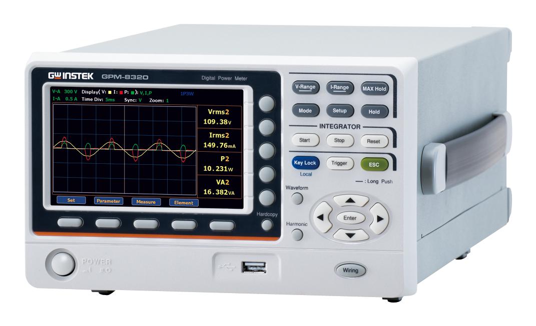 GW INSTEK GPM-8320 (GPM-DA12) Comprobadores De Análisis De Potencia