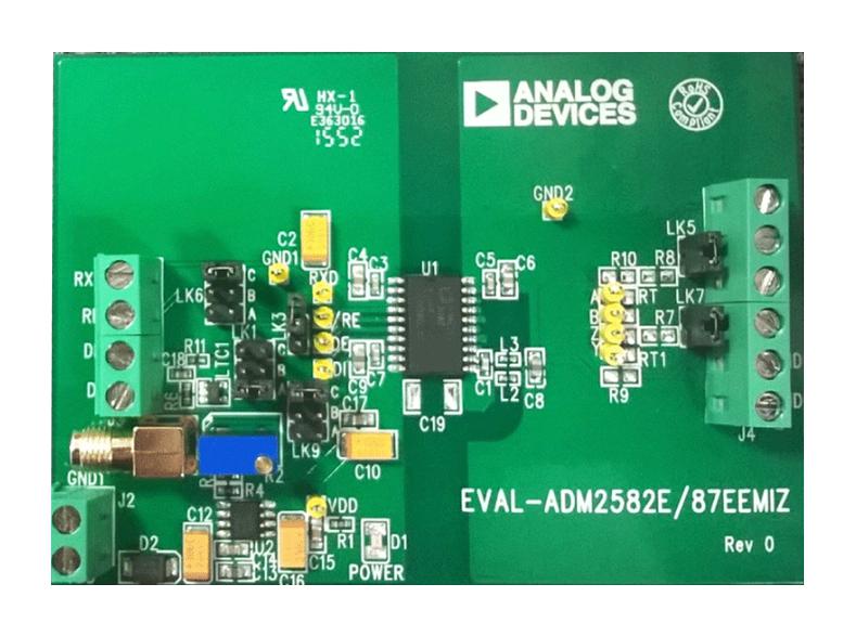 ANALOG DEVICES EVAL-ADM2587EARDZ Kits De Desarrollo Para Interfaz / Comunicaciones