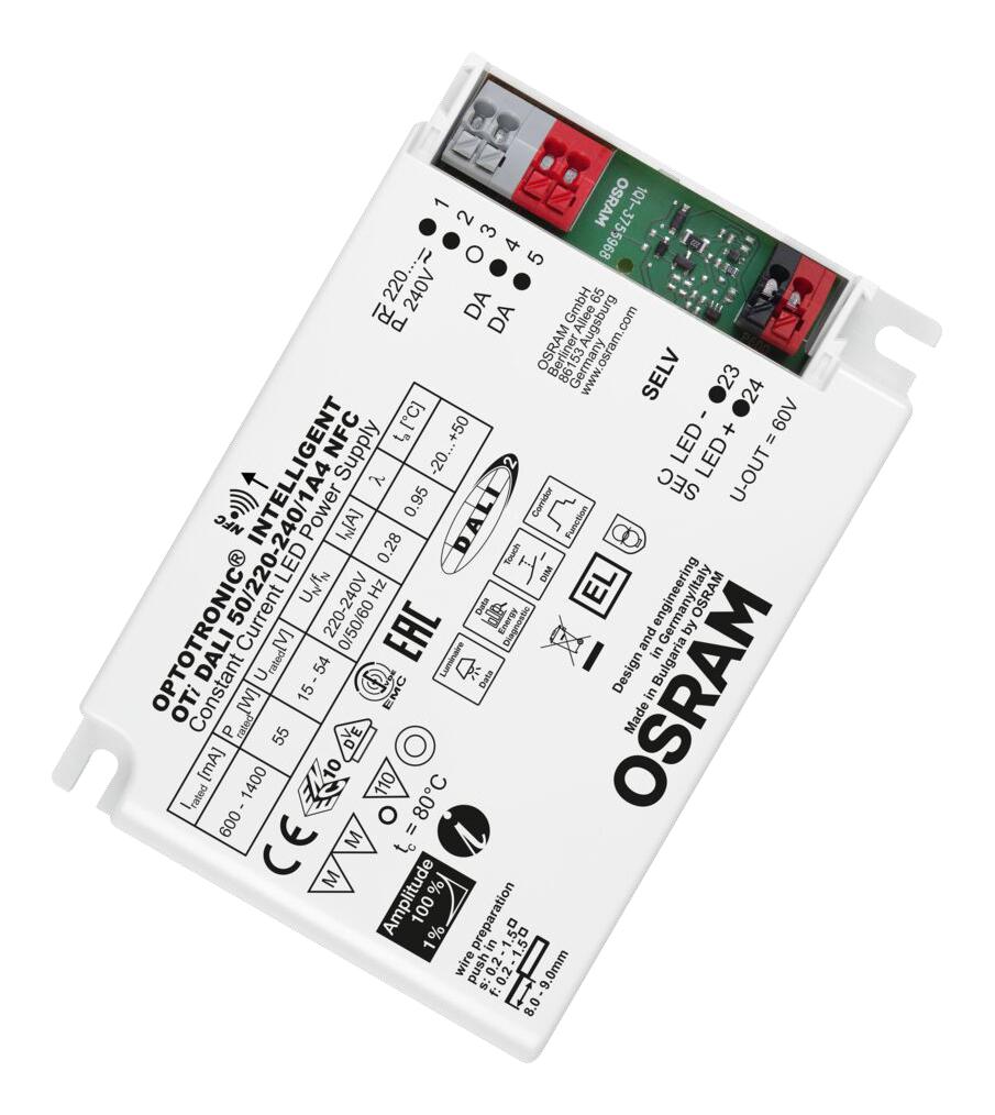 OSRAM OTI-DALI-50/220-240/1A4-NFC Fuentes De Alimentación Para LED AC / DC