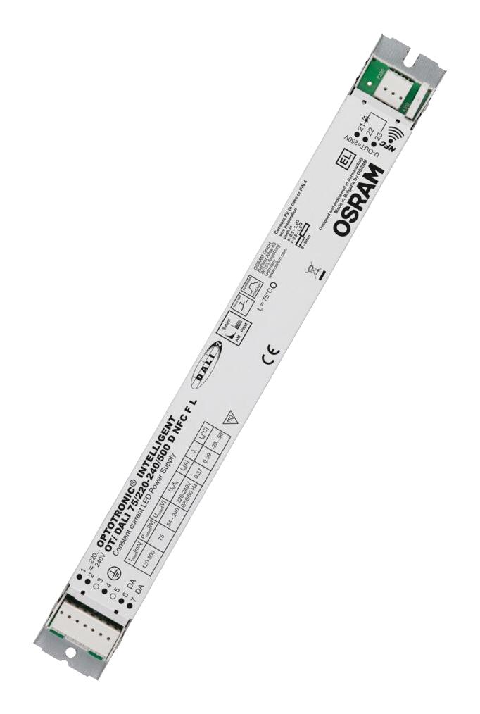 OSRAM OTI-DALI-75/220-240/500-D-NFC-F-L Fuentes De Alimentación Para LED AC / DC