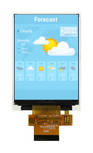 MIDAS DISPLAYS MDT0320ASHH-MULTI Pantallas LCD De TFT