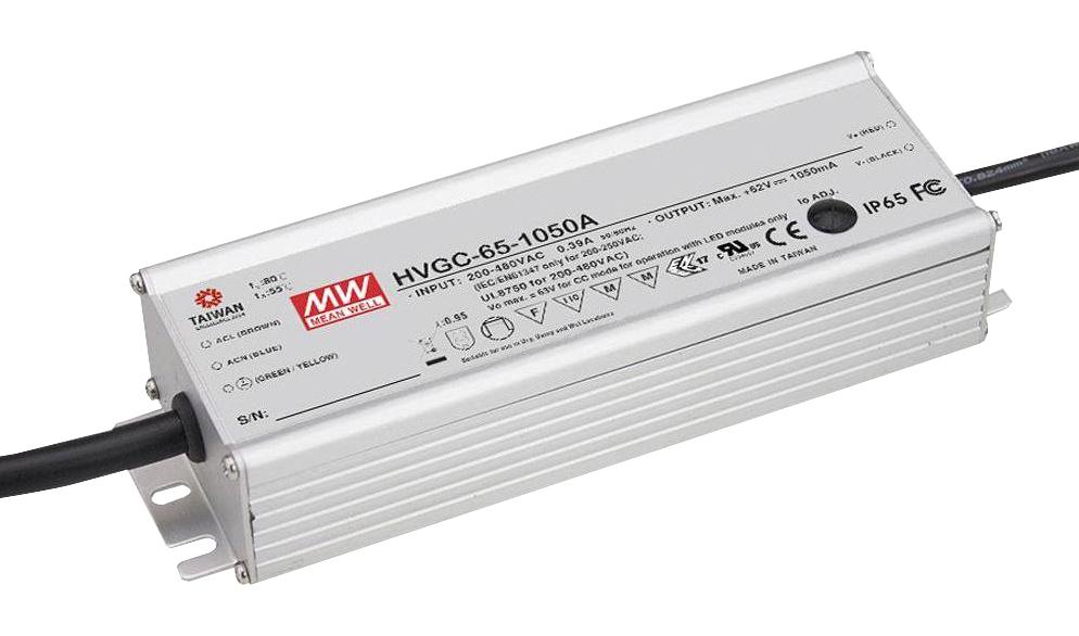 MEAN WELL HVGC-65-1050A Fuentes De Alimentación Para LED AC / DC