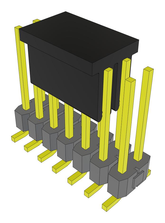 SAMTEC TSM-107-03-S-DV-A-P-FR Conectores De Pines