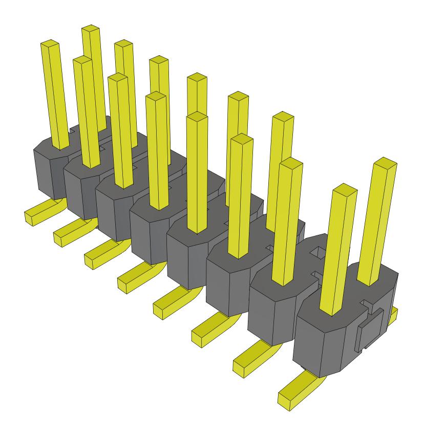 SAMTEC TSM-108-01-L-DV-A-014-FR Conectores De Pines