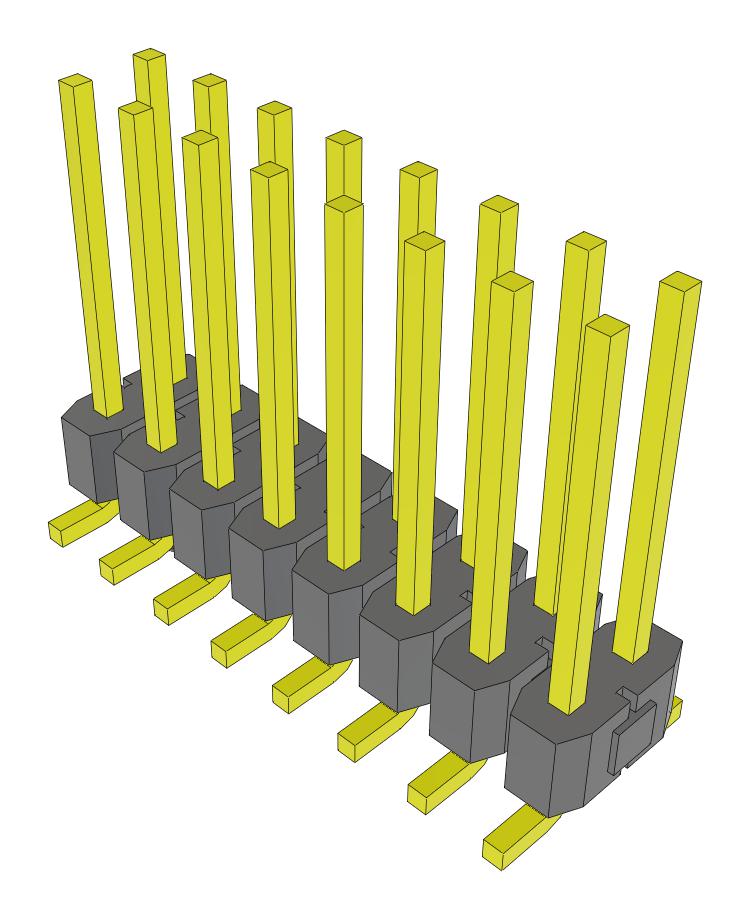 SAMTEC TSM-108-03-L-DV-A-FR Conectores De Pines