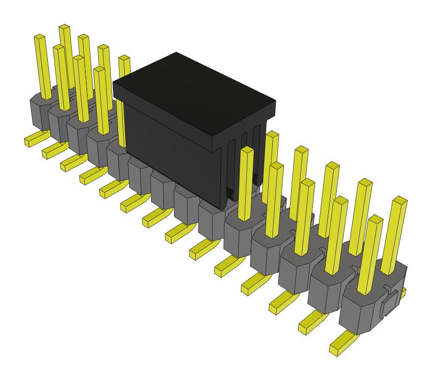 SAMTEC TSM-114-01-S-DV-P-FR Conectores De Pines