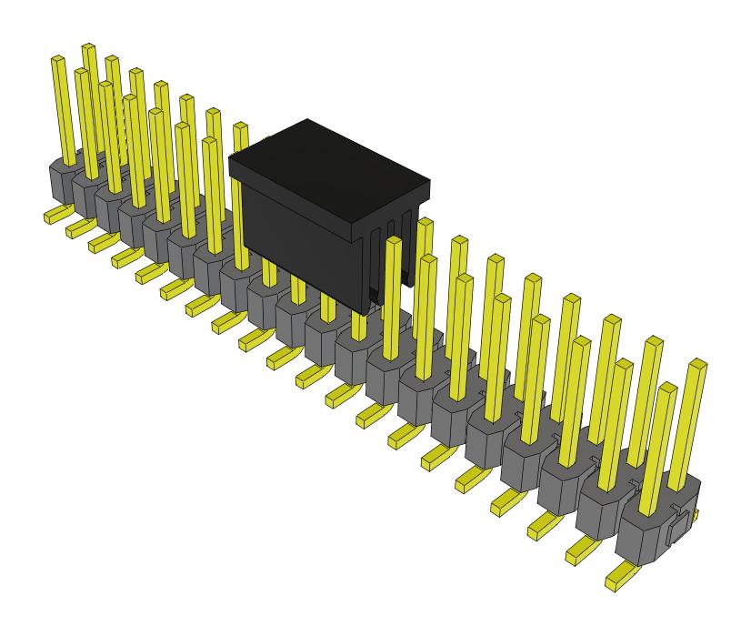 SAMTEC TSM-120-02-S-DV-LC-P-FR Conectores De Pines