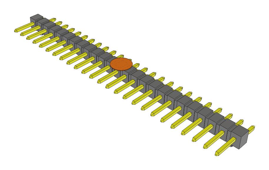 SAMTEC TSM-125-01-L-SH-A-K-FR Conectores De Pines