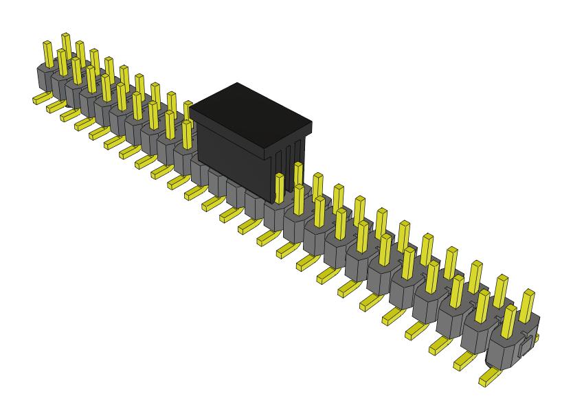 SAMTEC TSM-125-04-S-DV-A-P-FR Conectores De Pines