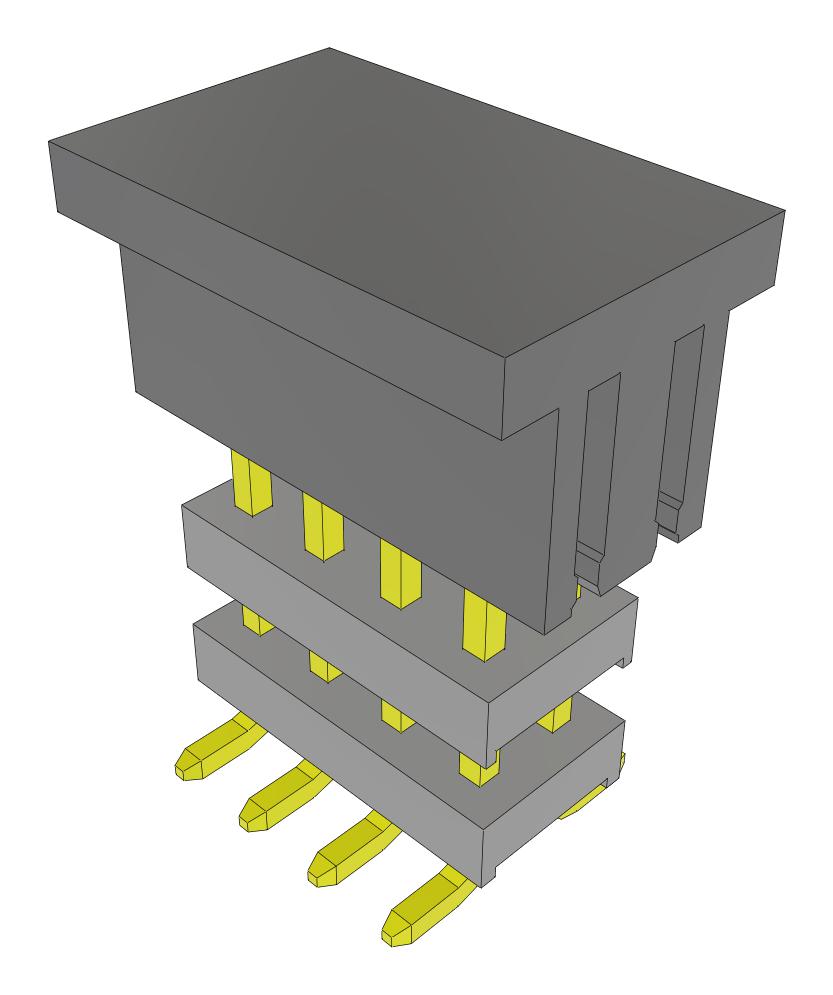 SAMTEC TW-04-03-F-D-225-SM-P-FR Conectores Apilables Para Placa