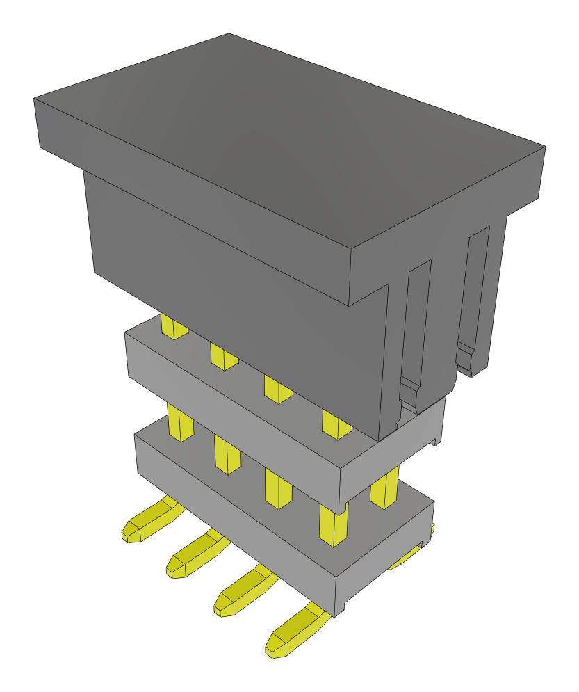 SAMTEC TW-04-03-LM-D-250-SM-P-FR Conectores Apilables Para Placa