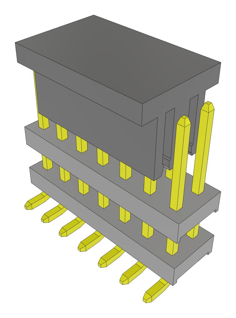 SAMTEC TW-07-04-G-D-250-SM-P-FR Conectores Apilables Para Placa