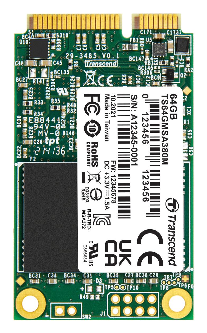 TRANSCEND TS64GMSA380M Unidades De Estado Sólido (SSD)