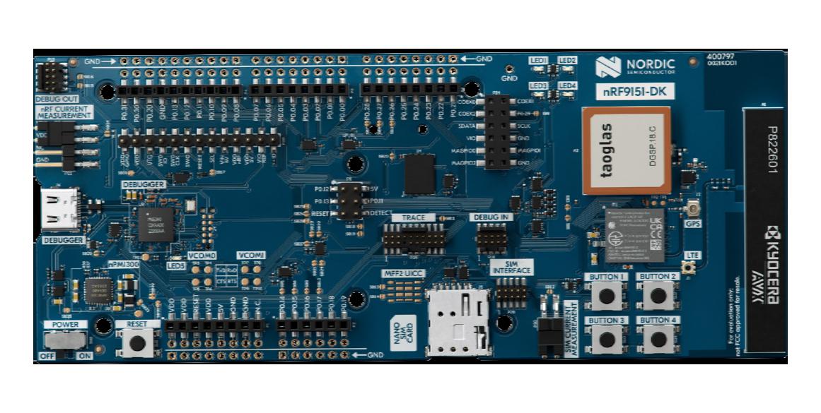 NORDIC SEMICONDUCTOR NRF9151-DK Kits De Desarrollo Integrado - Kits De Solución IoT