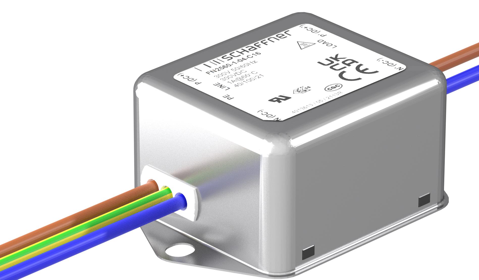 SCHAFFNER - TE CONNECTIVITY FN2560-5-04-C00 Filtros Para Línea De Alimentación