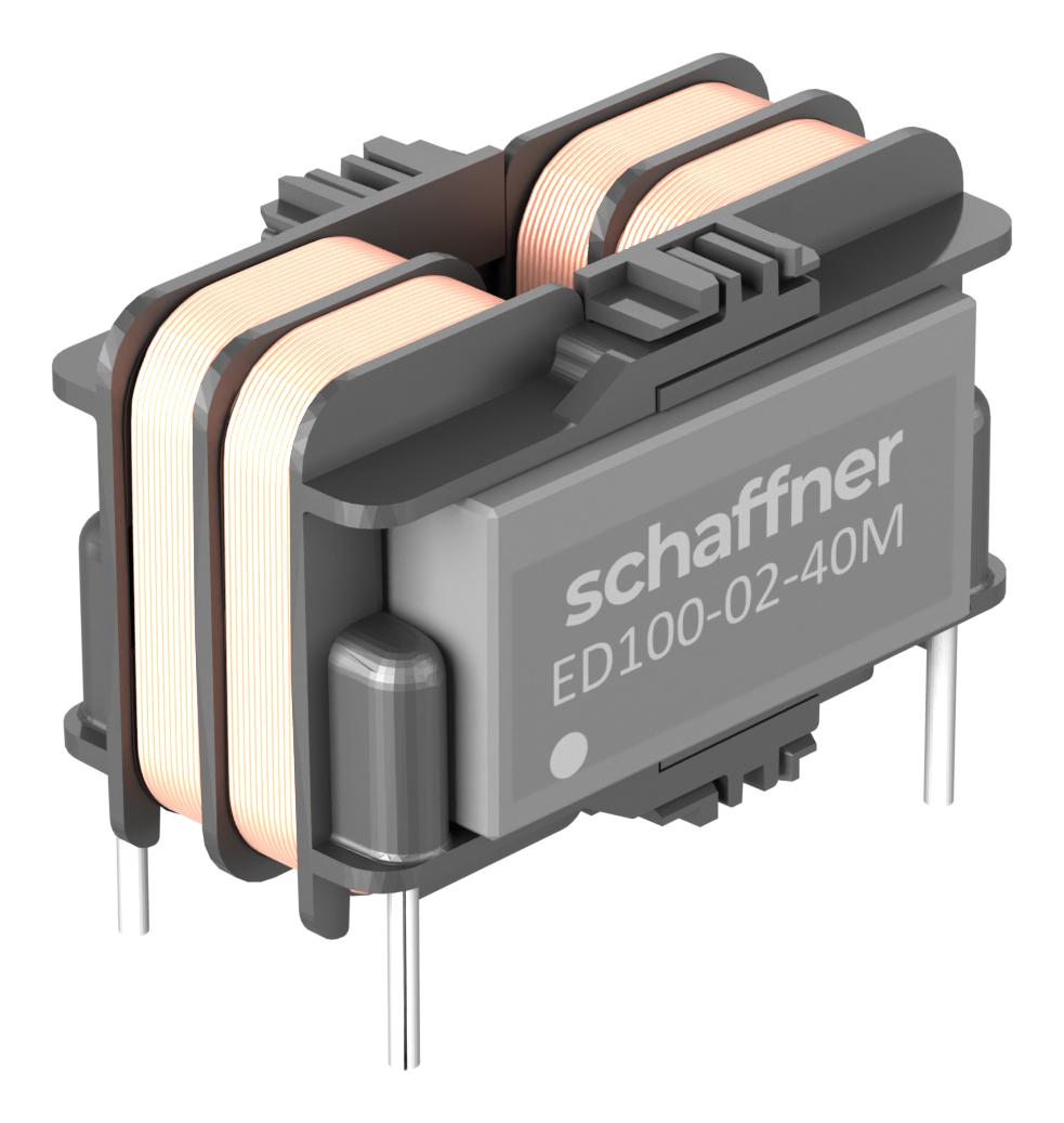 SCHAFFNER - TE CONNECTIVITY ED101-0.2-40M Choques / Filtros De Modo Común Con Terminales Radiales