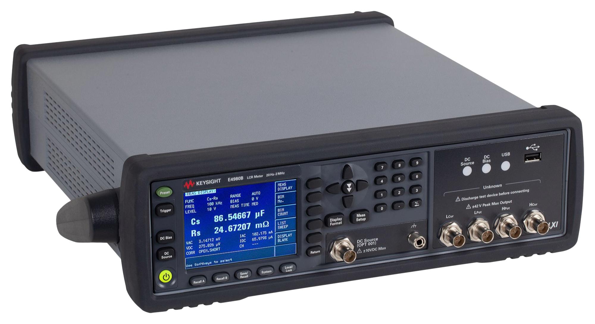 KEYSIGHT TECHNOLOGIES E4980B/E4980B-001 Medidores De RLC