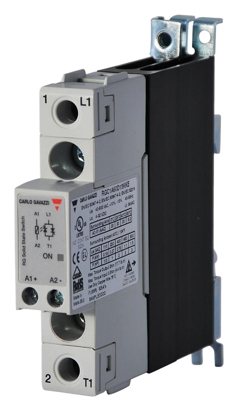 CARLO GAVAZZI RGC1A60D15KKE Contactores De Estado Sólido