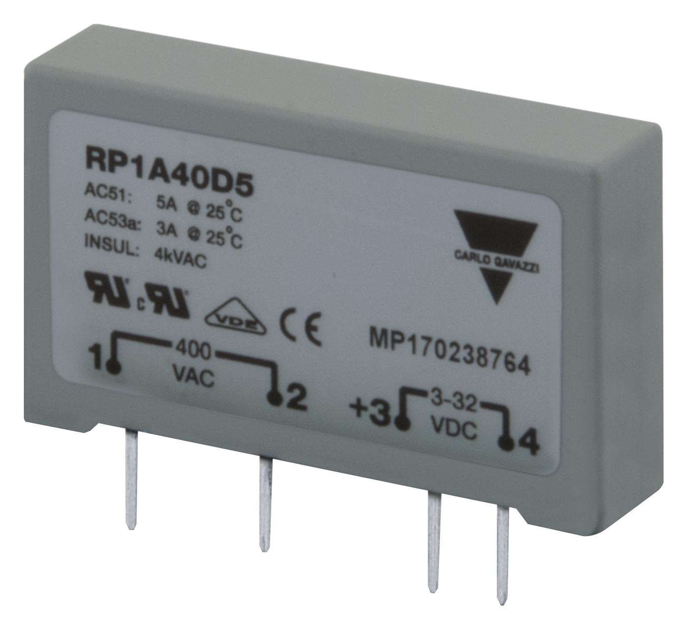 CARLO GAVAZZI RP1D060D4 Relés De Estado Sólido