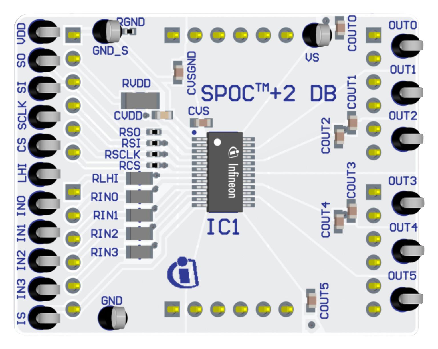 INFINEON SPOC2DBBTS710404ESPTOBO1 Accesorios De Kits De Desarrollo Analógico