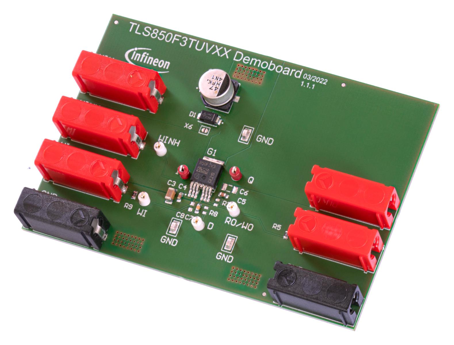 INFINEON TLS850F3TUV50BOARDTOBO1 Kits De Desarrollo Para Gestión De Alimentación - Regulador Lineal De Tensión